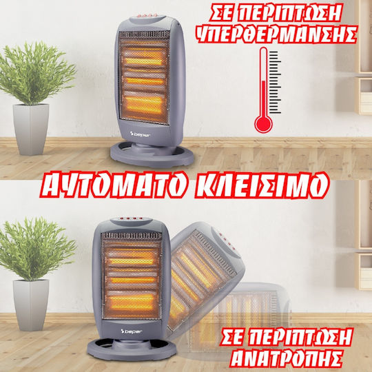 Beper Heizung Halogen 1200W