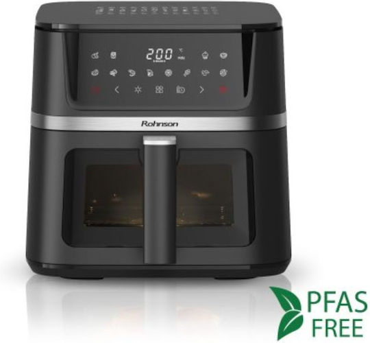 Rohnson Air Fryer with Double Removable Container 10lt Black R-28020