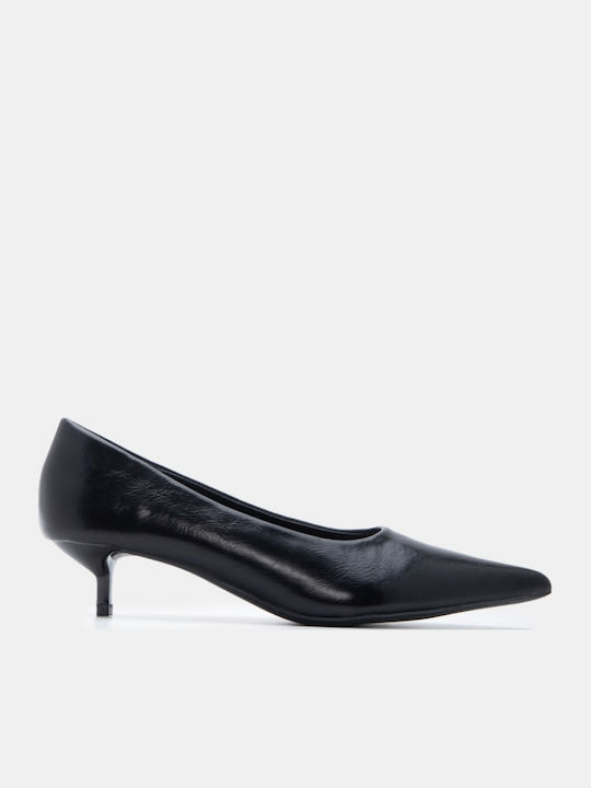 Pointed Toe Heels with Medium Black Heel