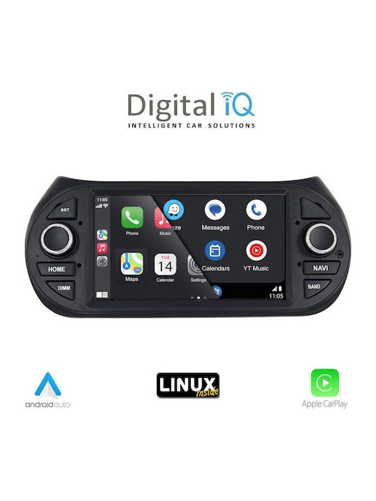 Digital IQ Sistem Audio Auto pentru Peugeot Bipper Citroen Nemo Lexus CT 2008-2018 (Bluetooth/USB/Wi-Fi/GPS) cu Ecran Tactil 7"