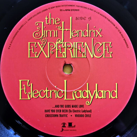 Jimi Hendrix Experience Electric Ladyland Vinyl
