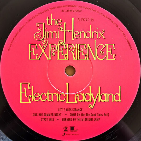 Jimi Hendrix Experience Electric Ladyland Vinyl