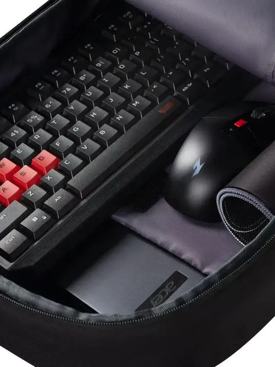 Acer Nitro Quest Rucsac pentru laptop până la 18" 45.72cm Impermeabil Negru