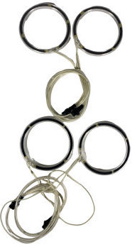 Car Angel Eyes Rings 12V Ford Focus 2004-2008 White Color 4pcs