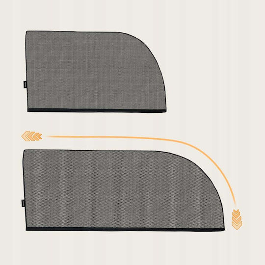 Lionelo Sunblocker Πλαϊνά Σκίαστρα Αυτοκινήτου 100x65εκ. 2τμχ