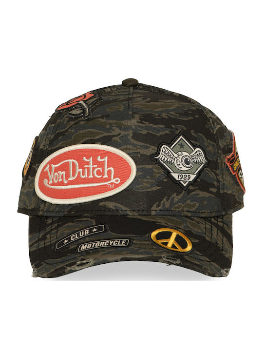 Șapcă de baseball kaki camo Tiger Von Dutch