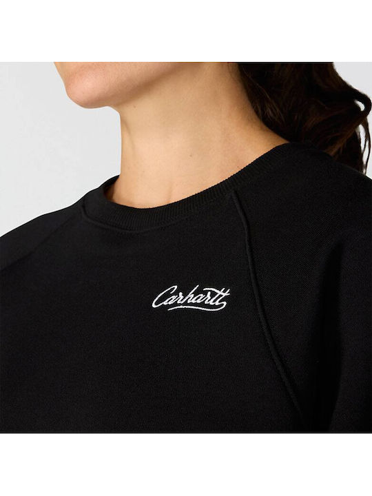 Long Women's Sweatshirt Black