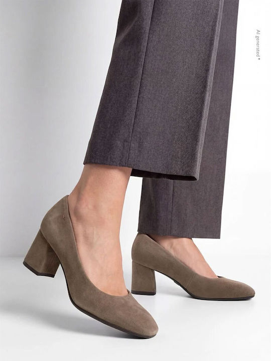 Wildleder Pumps Braune