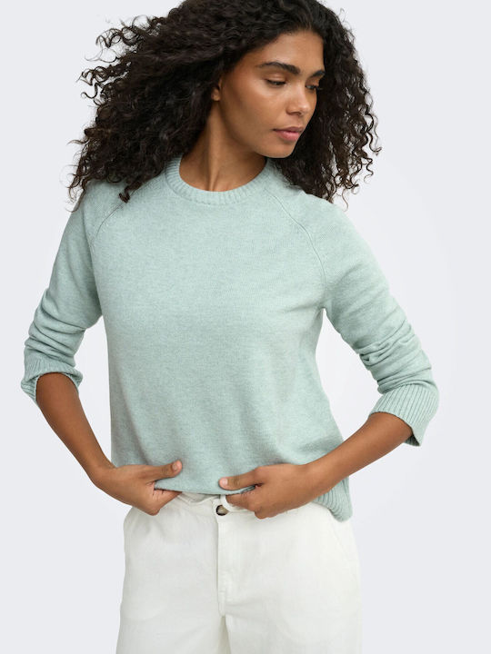 Damen Langärmeliges Pullover Jadeite