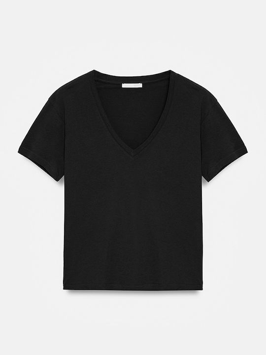 Γυναικείο T-shirt Μαύρο