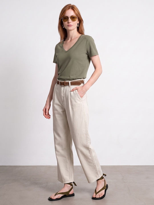 Women's Khaki T-shirt