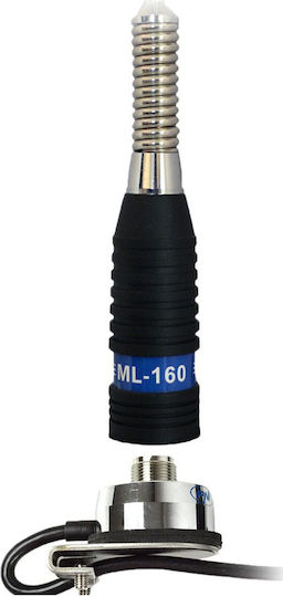 Pni Ml160 Κεραία Cb Αυτοκινήτου 145cm Χωρίς Καλώδιο & Βάση 600w Pl Ø16mm