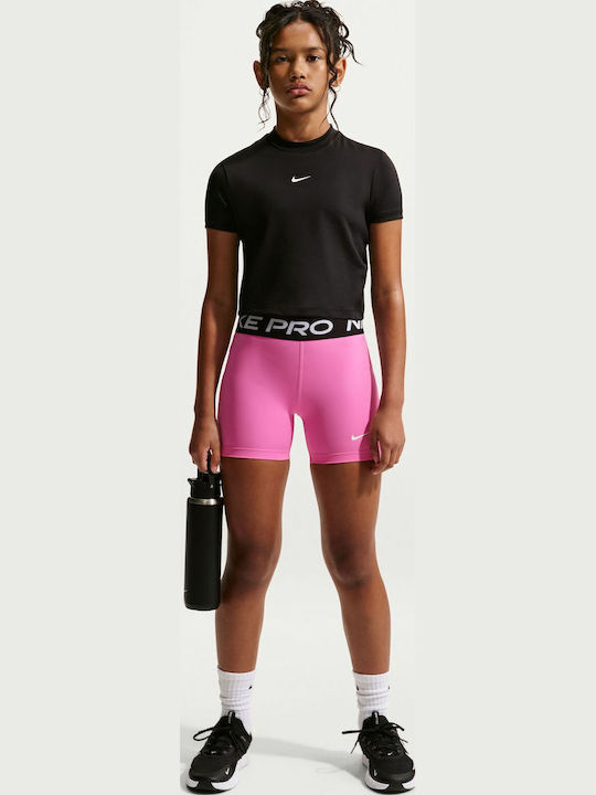 Παιδικό Κολάν Αθλητικό Κοντό Dri-Fit Playful Pink / White