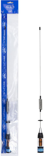 Pni Ml70 Κεραία Cb Αυτοκινήτου 70cm 26-30 Mhz 200w Pl Ø16mm Χωρίς Καλώδιο