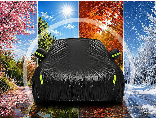 Verk Group Κουκούλα με Τσάντα Μεταφοράς 375x143x111cm Αδιάβροχη Large που Στερεώνεται με Ιμάντες 10169_L_CZ