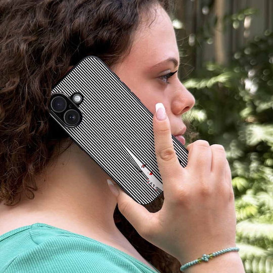 Sonique Stripe Stories Series Xiaomi Xiaomi 17 5G Eye On You Umschlag Rückseite Schwarz