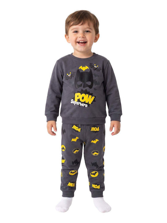 Trax Kids Nightwear Winter Charcoal