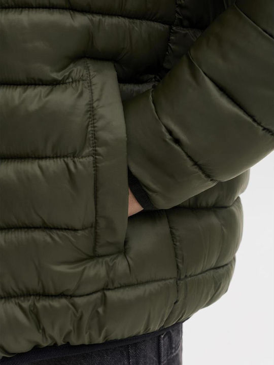 Kinderjacken & Winterjacken Kinder Mäntel & Jacken Gesteppt Kurz mit Futter Kapuzen- Schwarz