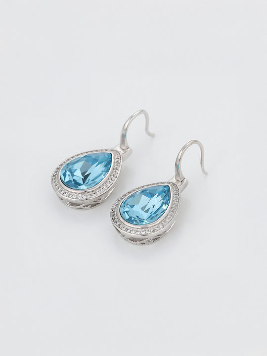 Chrysothemiss Frozen Blue Earrings