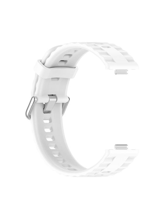 Huawei Watch Fit4 Pro Fit4 Fit3 Xdfind Silver Buckle Monochrome Watch Strap Silicone White Huawei Watch Fit4 Pro Fit4 Fit3 Xdfind Silver Buckle Monochrome Watch Strap Silicone White