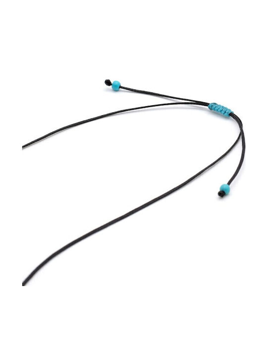 Irmelia Silver Black Eye Necklace