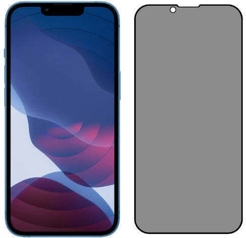 Privacy Закалено Стъкло (iPhone 17e / 16e / 14 / 13 / 13 Pro)