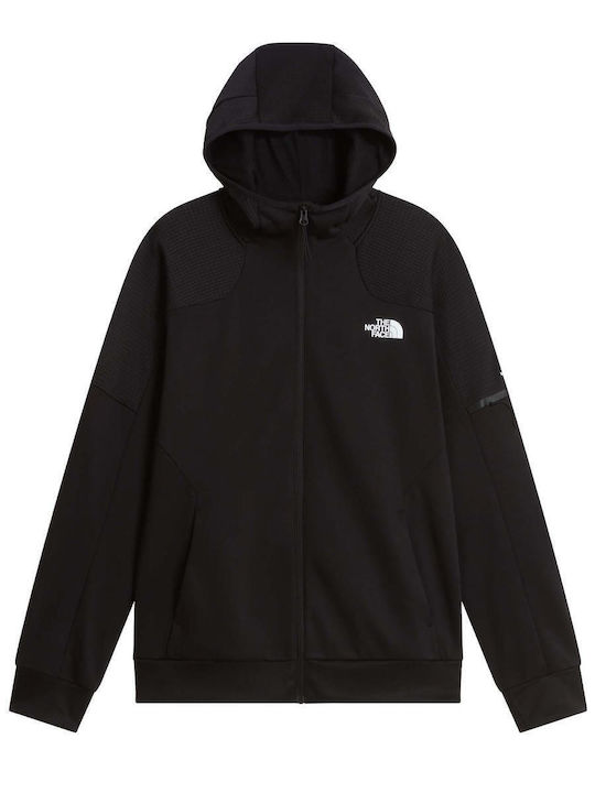 Men's Hooded Fleece Jacket Black