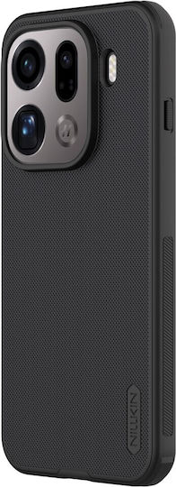 Nillkin Frosted Shield Pro Back Cover Plastic / Silicone Black (Oppo Find X9 Pro)