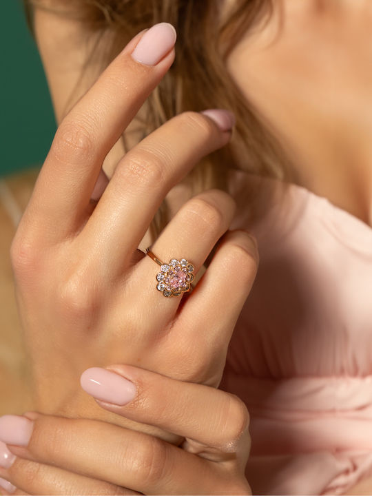 Chrysothemiss Δαχτυλίδι Pink Daisy