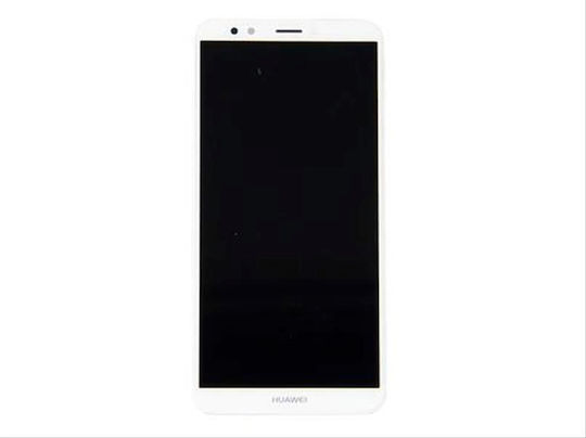 Οθόνη με Μηχανισμό Αφής για Huawei Y7 Prime (2018) (Λευκό)