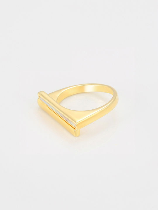 Chrysothemiss Minimalist Gold Band Ring