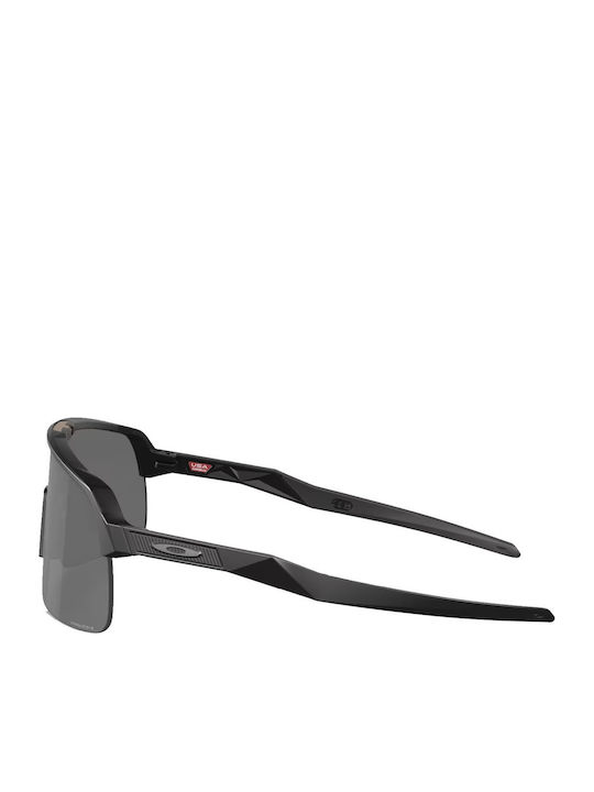 Oakley Lite Унисекс Слънчеви Очила с Черна Пластмасова Рамка и Черни Стъкла