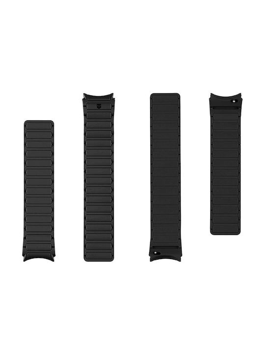 Tactical Armband Silikon Schwarz (Galaxy Watch4/5/6/7/FE/4 Classic/6 Classic/5 Pro)