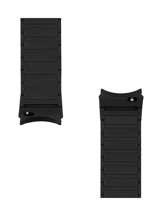 Tactical Armband Silikon Schwarz (Galaxy Watch4/5/6/7/FE/4 Classic/6 Classic/5 Pro)