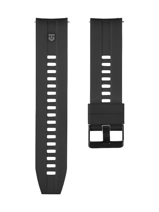 Curea Silicon Quick Release 24mm Negru Tactical