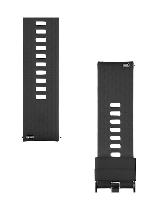 Curea Silicon Quick Release 24mm Negru Tactical