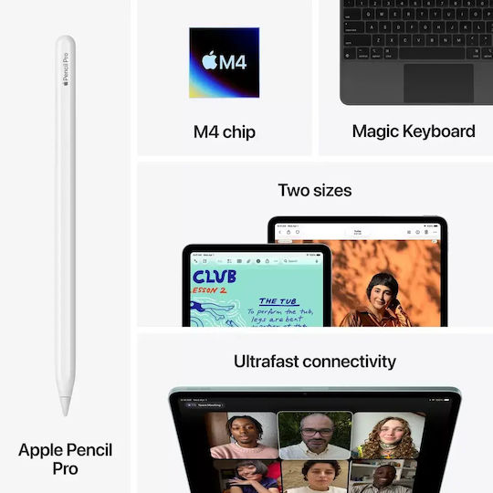 Apple iPad Air M4 (2026) 11" (12GB/512GB) Космическо Сиво