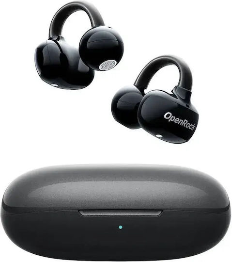 OneOdio OpenRock E Отворено ухо Bluetooth хендсфри Слушалки с Устойчивост на Пот и Кутийка за Зареждане Черен
