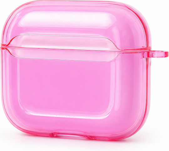 Vivid Holder με Γάντζο σε Ροζ χρώμα για Apple AirPods Pro 3