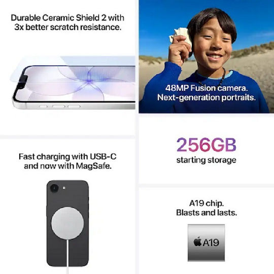 Apple iPhone 17e (8/256GB) Черен