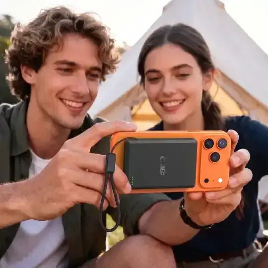 Tech-Protect PB40 LifeMag MagSafe Qi2 Външна Батерия 10000mAh 25W с USB-C Изходен Порт Черна