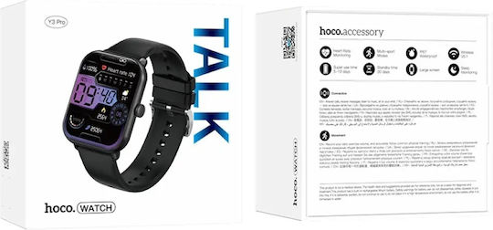 Hoco Y3 Pro Smartwatch (Schwarz)