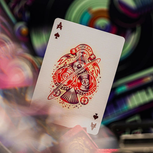 Outcast Cărți de joc 1 buc pentru Poker Roșie