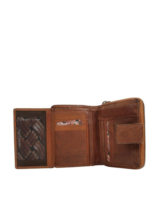 Leather Women's Wallet Brown