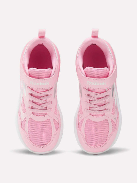 Runner Kids Sports Shoes Running with Hoop & Loop Closure Pink