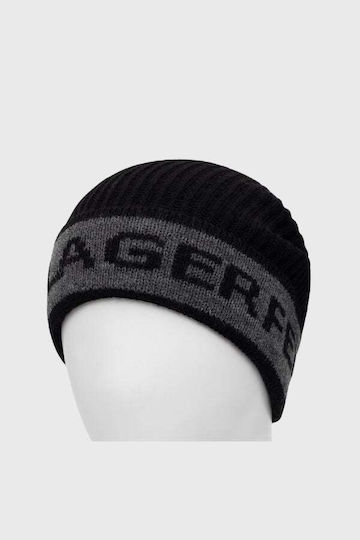 Beanie Men's Knitted Beanie in Black