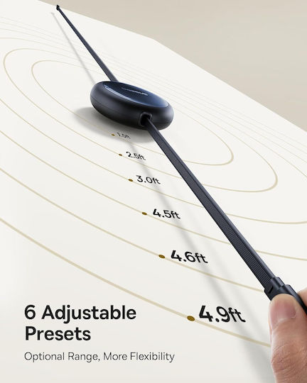 Baseus Nomos Power Data Cable Retractable Usb Type-c To Usb Type-c 100w 1.5m Black
