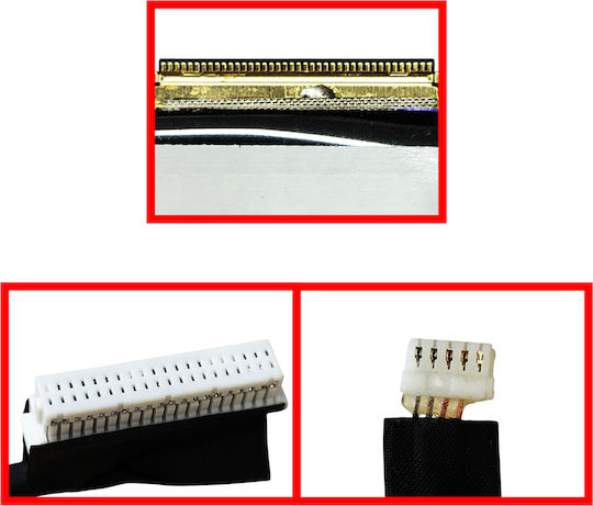 Кабел за екран Samsung Np550p7c Np550 Np550p7c-s02 Ba39-01230a Видео кабел за екран Код 1-flex0188