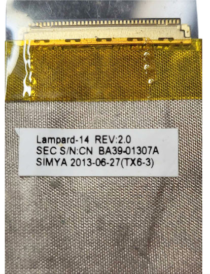 Flex-Bildschirmkabel für Samsung Np270e4e Np270e4v Np275e4v Np300e4e E5e 40pin Ba39-01307a OEM-Code 1-flex1205