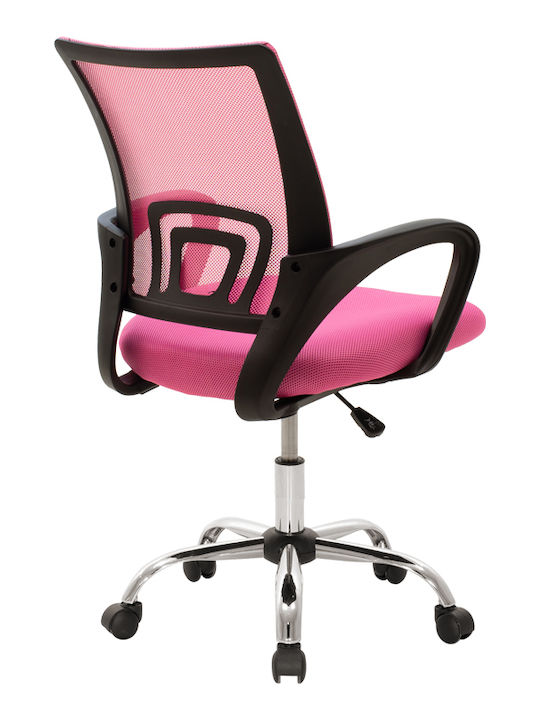 Pakketo Berto Office Chair with Adjustable Arms Pink Pakketo Berto Office Chair with Adjustable Arms Pink